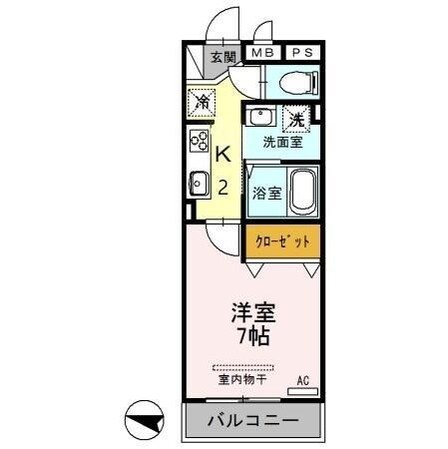 レジデンス上小Aの物件間取画像